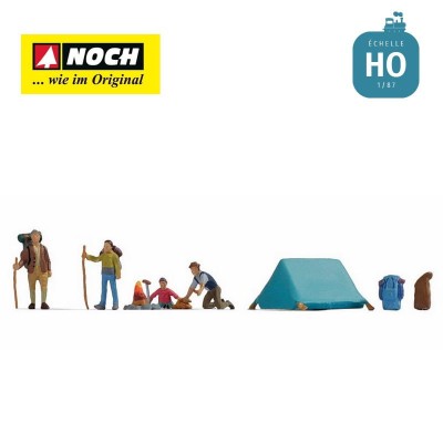 NOCH 15876 1:87 H0 FIGURKI Camping (biwakowicze)