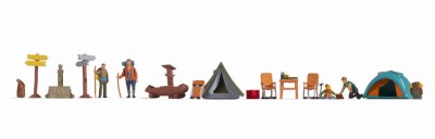NOCH 16201 1:87 H0 FIGURKI SET 'Camping'