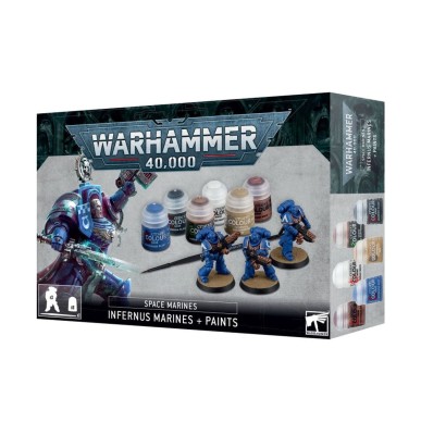 GW 60-11 Warhammer 40000 - SPACE MARINES: Infernus Marines + Paints Set 