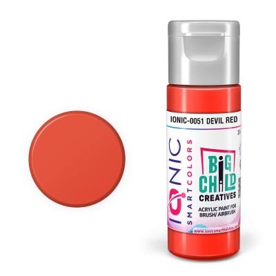 IONIC 0051 SMART COLORS: DEVIL RED 20ml (by Big Child Creatives | AMMO)