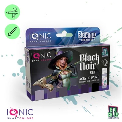IONIC 0502 SMART COLORS SET: BLACK NOIR SET (by Big Child Creatives | AMMO) 