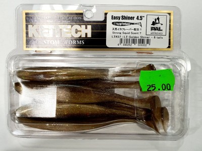 KEITECH EASY SHINER 4,5"(11,45cm) LT#37 Golden Shiner opak.- 6szt. 