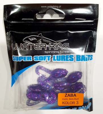 WATER KING ŻABA 4cm - KOLOR nr  3 (op. 8szt) 