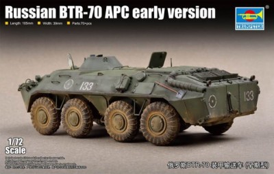TRUMPETER 07137 1:72 BTR-70 APC early version