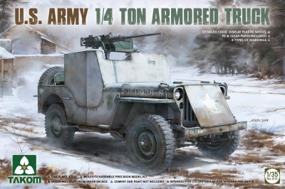 TAKOM 2131 1:35 U.S. Army 1/4 Ton Armored Truck