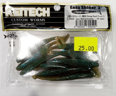 KEITECH EASY SHINER 3" (7,5cm) LT#24 Ice Watermelon opak.- 10szt.